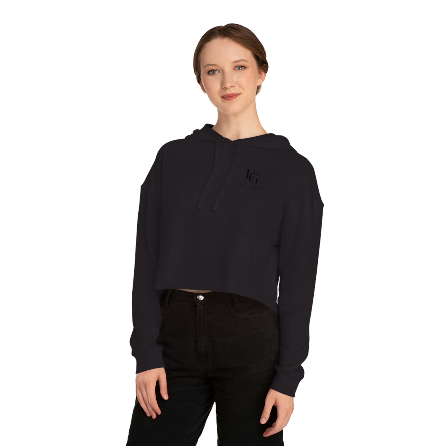 Unkowned Womens Cropped Hooded Sweatshirt