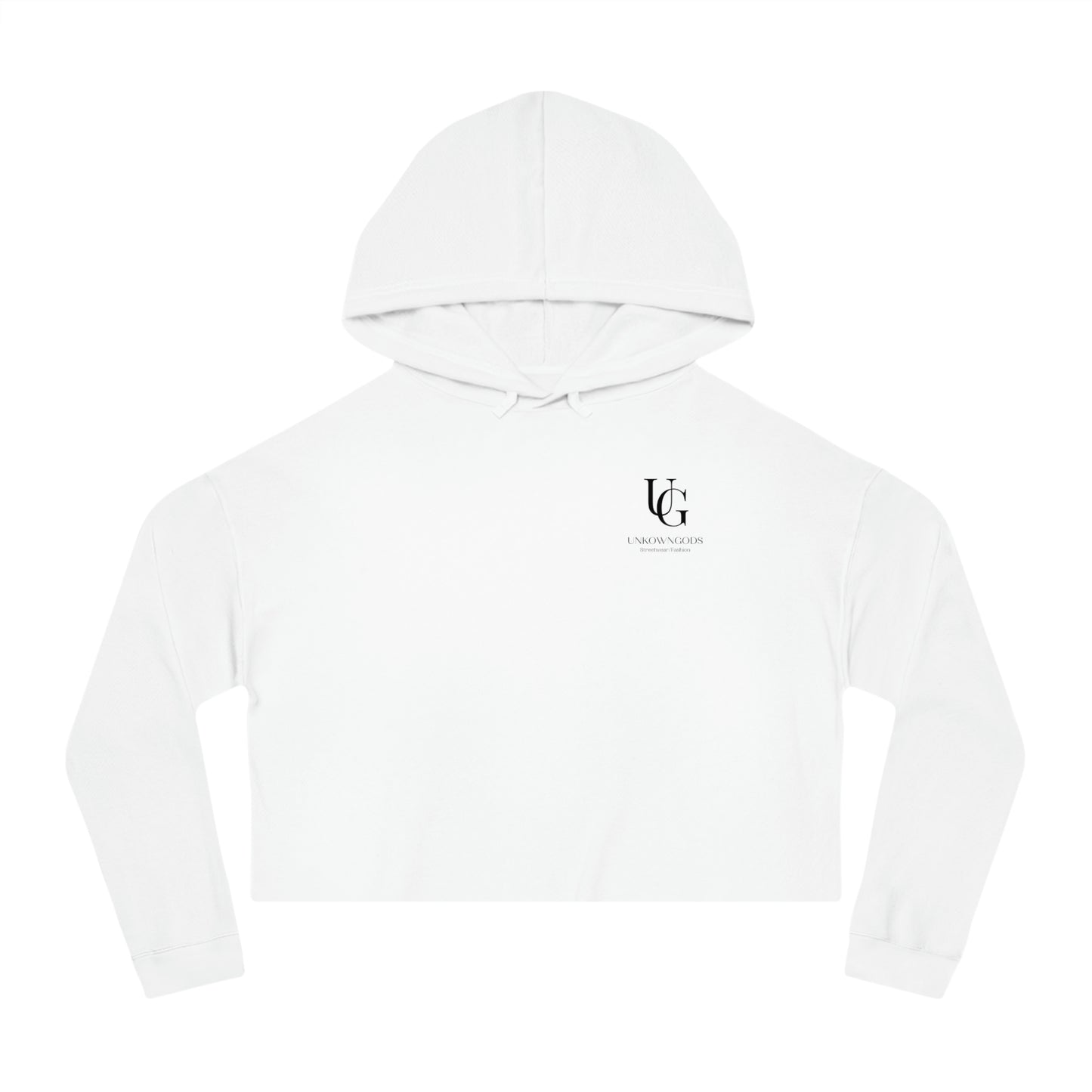 Unkowned Womens Cropped Hooded Sweatshirt